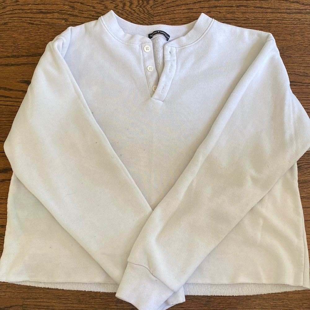 Brandy Melville white sweatshirt